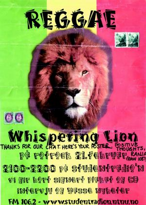 Whispering Lion Poster